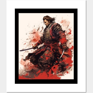 Japanese Art Samurai Vintage Fighter Retro Posters and Art